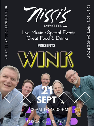 The Wink Band, Denver, at Nissi's, Denver based Rock & Roll Band,The Wink Band, Denver, dance band, Better Rock and Roll